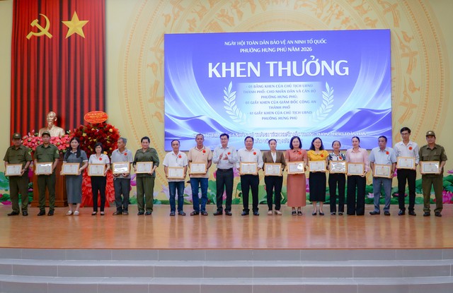 Phường Hưng Phú tổ chức Ngày hội Toàn dân bảo vệ an ninh Tổ quốc năm 2026- Ảnh 6.