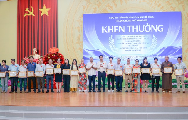 Phường Hưng Phú tổ chức Ngày hội Toàn dân bảo vệ an ninh Tổ quốc năm 2026- Ảnh 7.