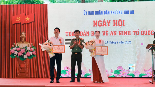 Lan tỏa sức mạnh toàn dân trong bảo vệ an ninh Tổ quốc tại phường Tân An- Ảnh 3.