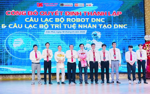 Trường Đại học Nam Cần Thơ ra mắt Viện Nghiên cứu Robot và Trí tuệ nhân tạo DNC - Ảnh 2.