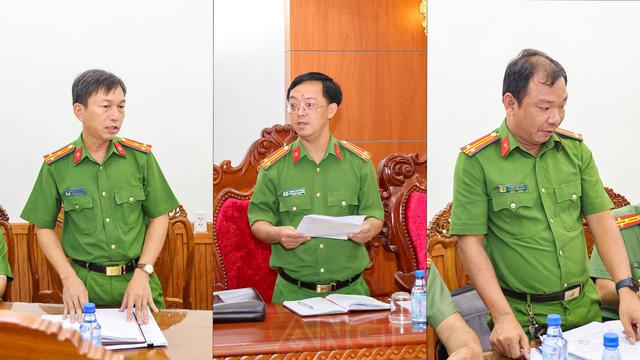 Thượng tá Đinh Tùng An làm việc với Công an xã Trường Long Tây, xã Tân Long và phường Thới Long - Ảnh 2.