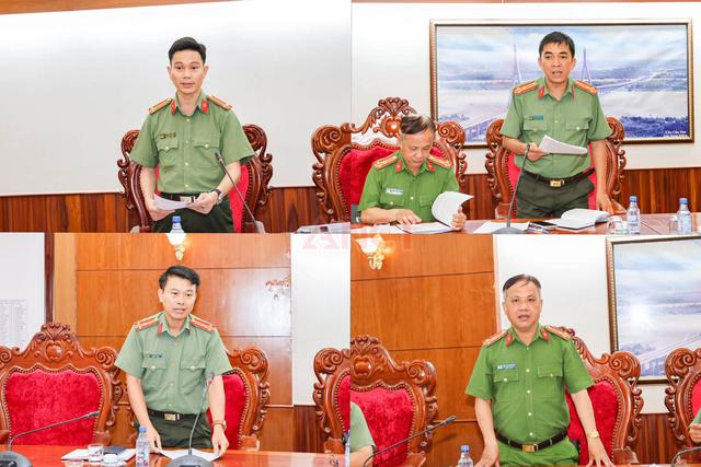 Thượng tá Đinh Tùng An làm việc với Công an xã Trường Long Tây, xã Tân Long và phường Thới Long - Ảnh 3.