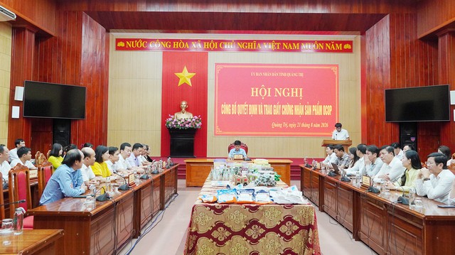 Quảng Trị: Chính thức công bố 31 sản phẩm OCOP xuất sắc năm 2025- Ảnh 1.