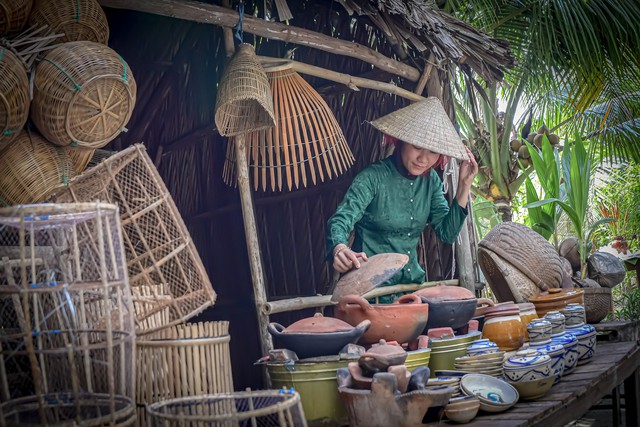 Độc đáo Chợ quê Cà Mau Eco - nơi lưu giữ ký ức chợ xưa- Ảnh 5.