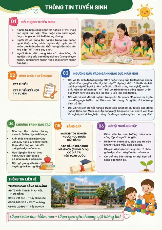 Trường Cao đẳng Đà Nẵng tuyển sinh nhiều hệ đào tạo và khai giảng các lớp nghiệp vụ sư phạm - Ảnh 2.