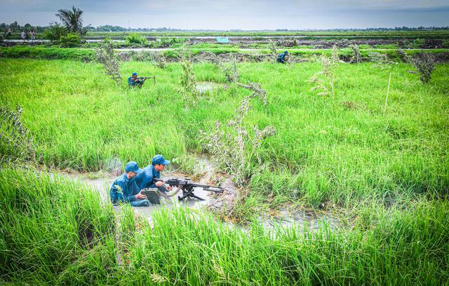 An Giang: Xã Vĩnh Thuận hoàn thành diễn tập chiến đấu phòng thủ năm 2026 - Ảnh 10.