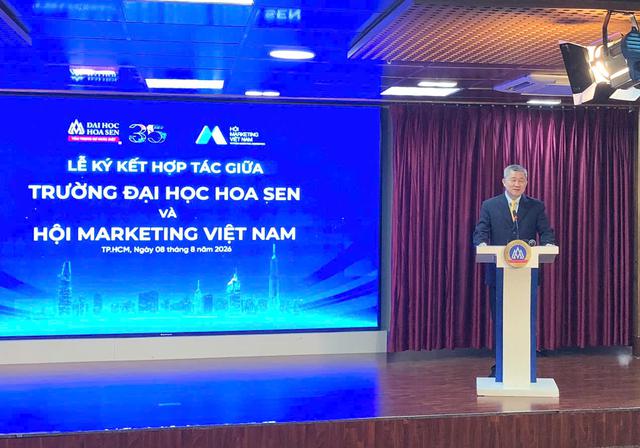 Trường Đại học Hoa Sen và Hội Marketing Việt Nam ký kết hợp tác chiến lược, thúc đẩy đào tạo gắn với thực tiễn- Ảnh 2.