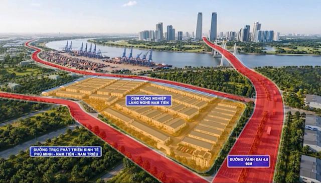 Hà Nội: Khởi công xây dựng hạ tầng kỹ thuật Cụm công nghiệp làng nghề Nam Tiến- Ảnh 3.