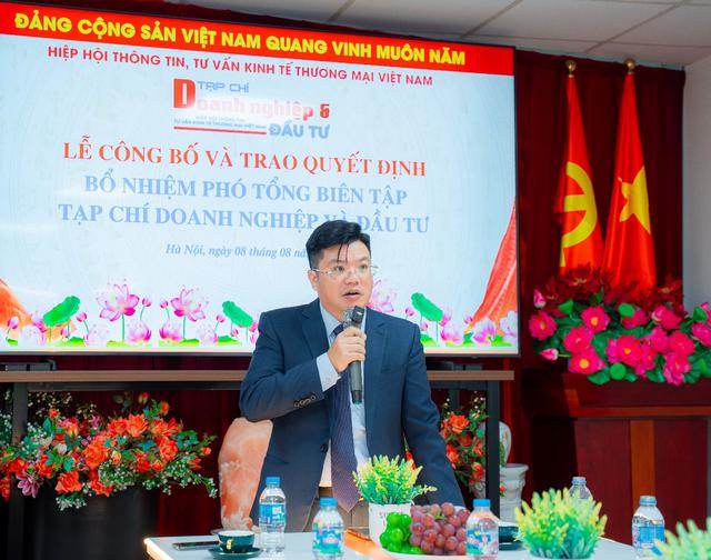 Thạc sĩ, Nhà báo Lê Minh Tuấn được bổ nhiệm Phó Tổng Biên tập Tạp chí Doanh nghiệp và Đầu tư - Ảnh 2.