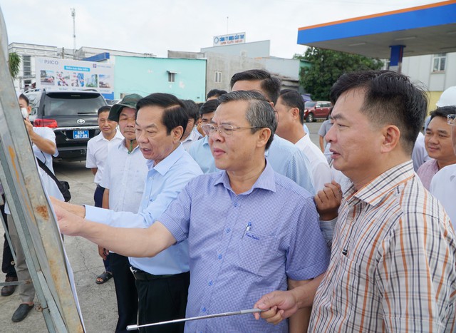 Bí thư Thành uỷ, Chủ tịch UBND TP Cần Thơ kiểm tra công trình, dự án trọng điểm trên địa bàn thành phố- Ảnh 3.