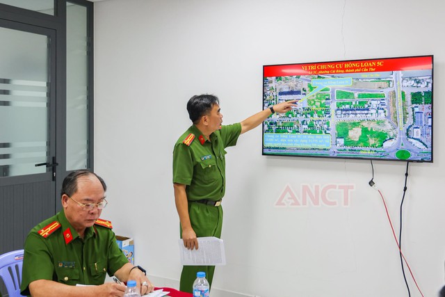 Công an TP Cần Thơ triển khai phương án chữa cháy, cứu nạn, cứu hộ tại Chung cư Hồng Loan 5C - Ảnh 6.
