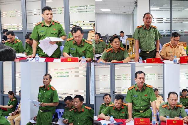 Công an TP Cần Thơ triển khai phương án chữa cháy, cứu nạn, cứu hộ tại Chung cư Hồng Loan 5C - Ảnh 3.