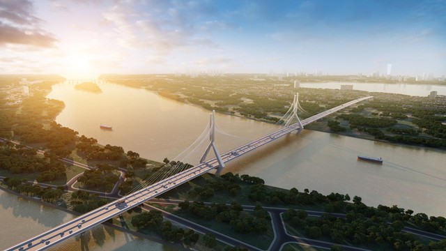 Thủ đô dự kiến có 17 cây cầu bắc qua sông Hồng- Ảnh 1.