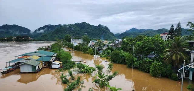 Lũ trên nhiều sông ở Thanh Hóa có khả năng vượt báo động 3 - Ảnh 1.