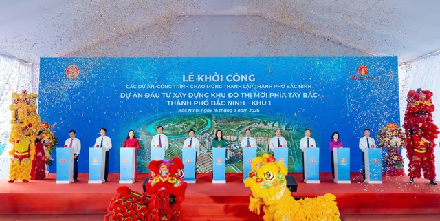 Bắc Ninh: Tập đoàn Vingroup khởi công dự án Đầu tư xây dựng Khu đô thị mới phía Tây Bắc thành phố Bắc Ninh - Ảnh 3.