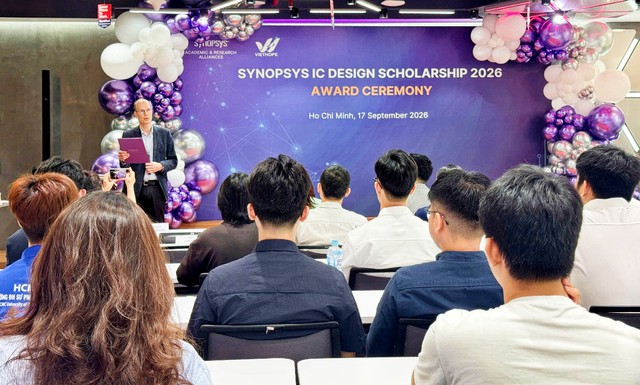 Synopsys Việt Nam và VietHope: Vinh danh 40 sinh viên xuất sắc chương trình học bổng thiết kế vi mạch- Ảnh 1.