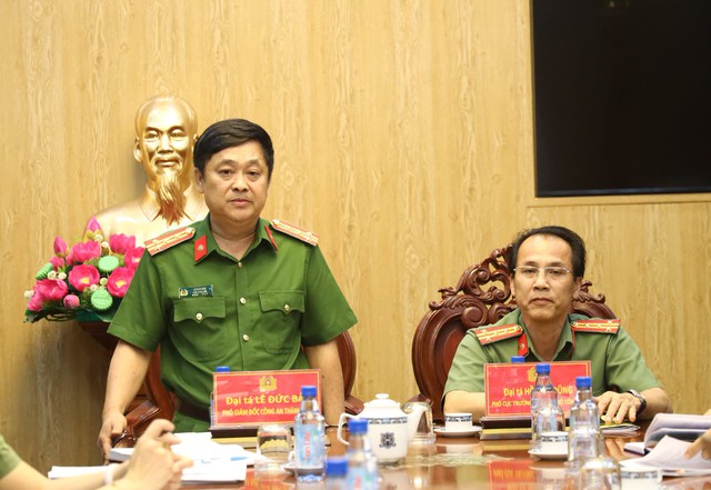 Công an TP Cần Thơ tiếp và làm việc với Đoàn kiểm tra của Cục Y tế - Bộ Công an- Ảnh 3.