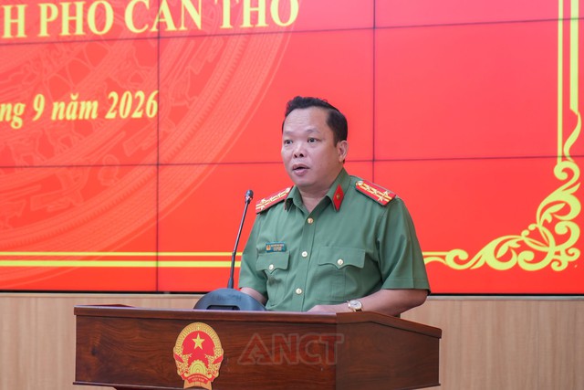 Công bố quyết định kiểm tra công tác bảo đảm ANTT phục vụ phát triển KT - XH tại TP Cần Thơ- Ảnh 2.