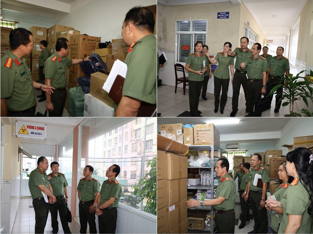 Công an TP Cần Thơ tiếp và làm việc với Đoàn kiểm tra của Cục Y tế - Bộ Công an- Ảnh 8.