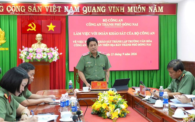 Khảo sát phương án thành lập Trường Văn hóa CAND tại thành phố Đồng Nai- Ảnh 3.