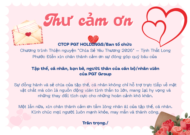 PGT HOLDINGS hành trình của lòng nhân ái - Ảnh 4.