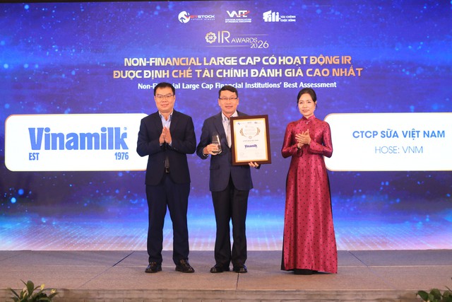 Từ minh bạch đến niềm tin: Vinamilk nhận cú đúp giải thưởng IR Awards 2026 - Ảnh 1.