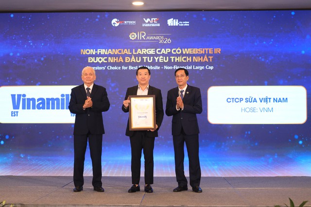 Từ minh bạch đến niềm tin: Vinamilk nhận cú đúp giải thưởng IR Awards 2026 - Ảnh 2.