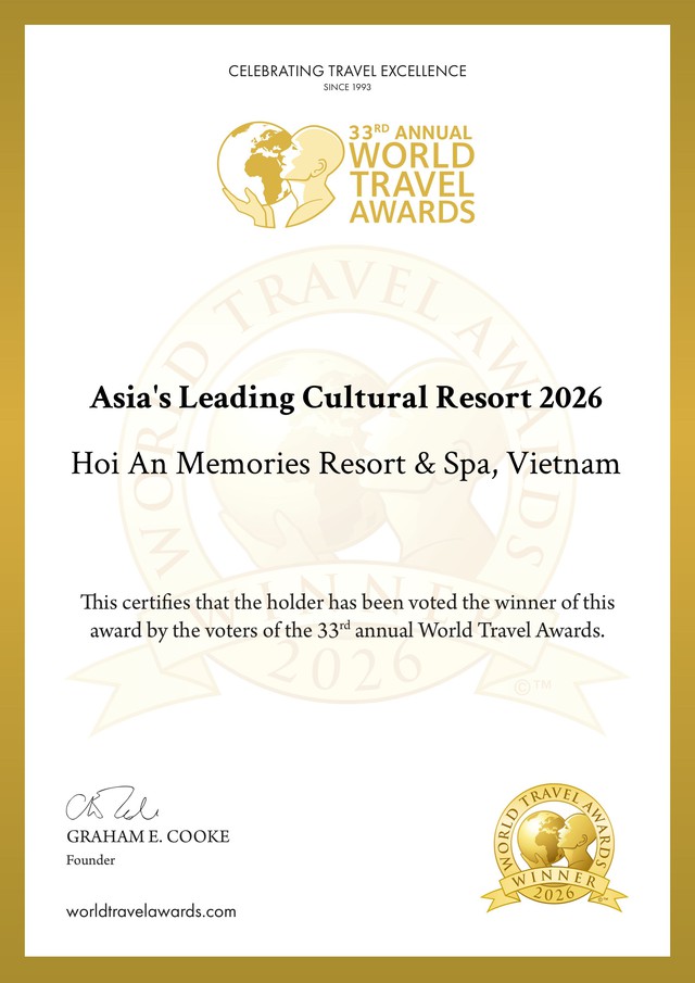 Hội An Memories Resort & Spa lập cú đúp giải thưởng quốc tế danh giá - Ảnh 2.