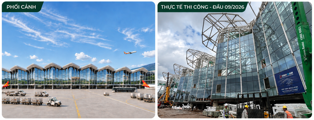 Diện mạo tổ hợp công trình đón APEC 2027 trên đảo Ngọc sau một năm thi công - Ảnh 1.