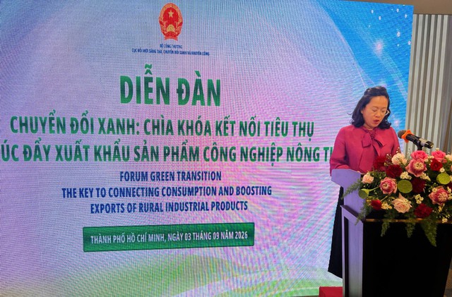 Diễn đàn chuyển đổi xanh: Chìa khóa kết nối tiêu thụ và thúc đẩy xuất khẩu sản phẩm công nghiệp nông thôn - Ảnh 2.