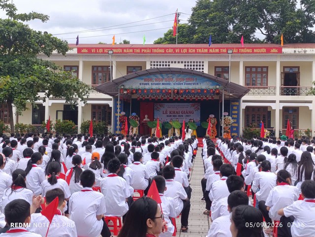 Thái Nguyên:
Rộn rã tiếng trống ngày khai trường- Ảnh 2.