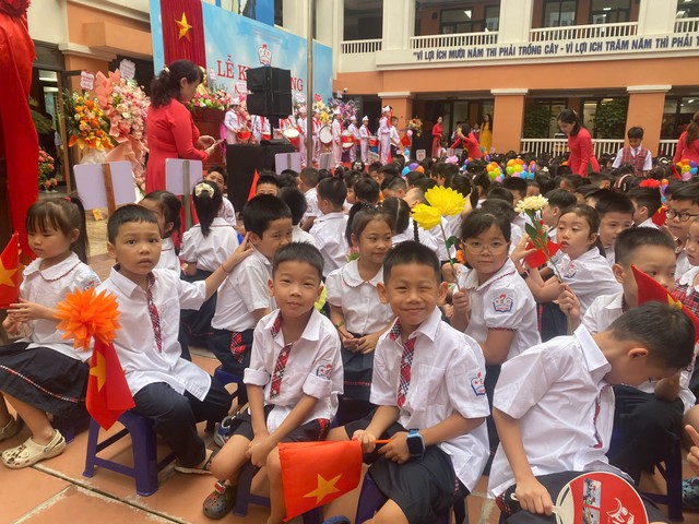 Lễ khai giảng đặc biệt tại Trường Tiểu học Thăng Long- Ảnh 13.