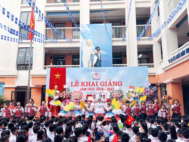 Lễ khai giảng đặc biệt tại Trường Tiểu học Thăng Long- Ảnh 10.