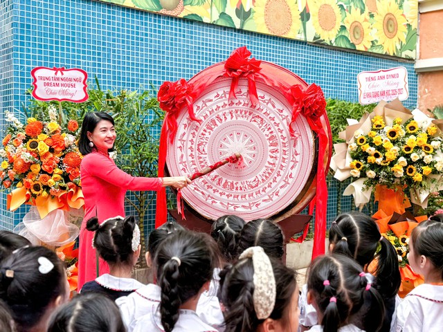 Lễ khai giảng đặc biệt tại Trường Tiểu học Thăng Long- Ảnh 1.