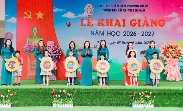 Trường Liên cấp TH - THCS Gia Quất tưng bừng khai giảng năm học mới 2026-2027- Ảnh 5.