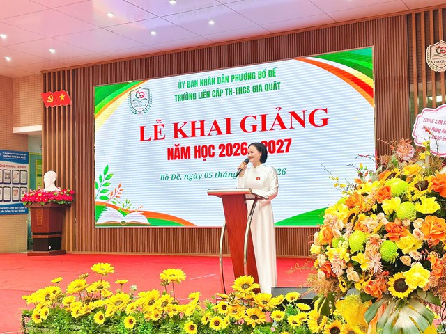 Trường Liên cấp TH - THCS Gia Quất tưng bừng khai giảng năm học mới 2026-2027- Ảnh 9.