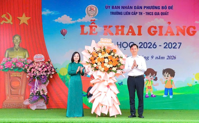 Trường Liên cấp TH - THCS Gia Quất tưng bừng khai giảng năm học mới 2026-2027- Ảnh 8.