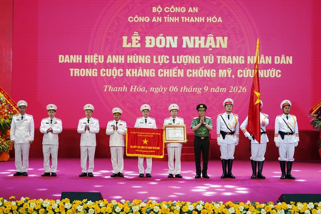 Danh hiệu Anh hùng lần thứ hai: Dấu son mới trên trang sử vẻ vang của Công an Thanh Hóa - Ảnh 1.