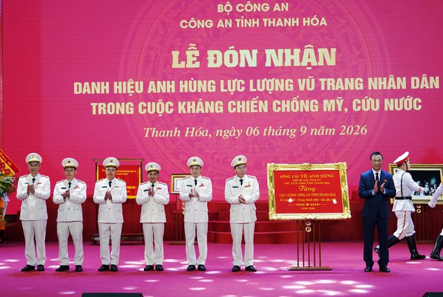 Danh hiệu Anh hùng lần thứ hai: Dấu son mới trên trang sử vẻ vang của Công an Thanh Hóa - Ảnh 3.