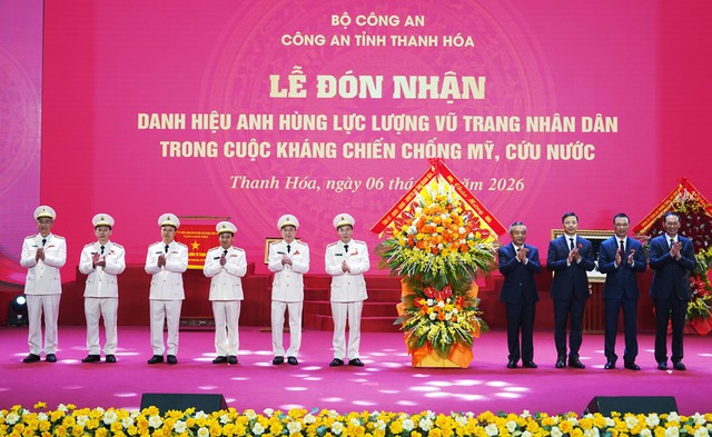 Danh hiệu Anh hùng lần thứ hai: Dấu son mới trên trang sử vẻ vang của Công an Thanh Hóa - Ảnh 2.
