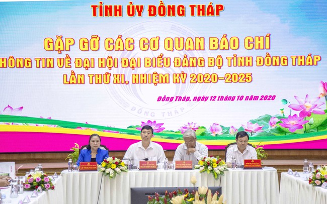 Đại hội Đại biểu Đảng bộ tỉnh Đồng Tháp lần thứ XI diễn ra từ ngày 17-20/10 - Ảnh 1.