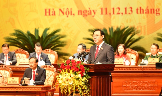 Khai mạc Đại hội đại biểu lần thứ XVII Đảng bộ thành phố Hà Nội - Ảnh 2.