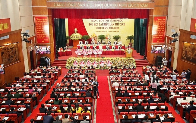 Vĩnh Phúc: Khai mạc Đại hội Đảng bộ tỉnh lần thứ XVII nhiệm kỳ 2020-2025 - Ảnh 1.