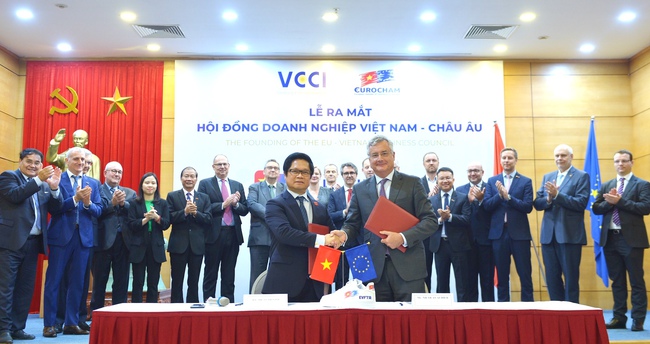 Ra mắt Hội đồng doanh nghiệp Việt Nam- Châu Âu - Ảnh 1.
