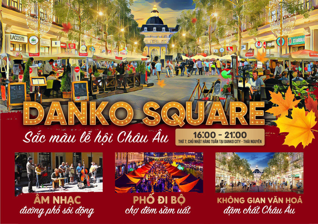 Danko Square - Không gian hội chợ Châu Âu ngay tại Việt Nam - Ảnh 1.