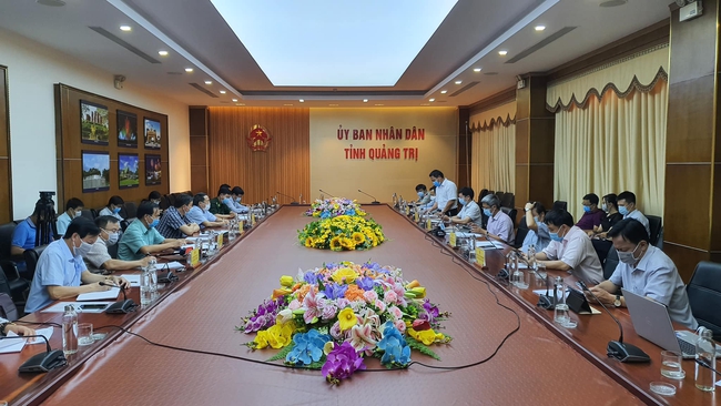 Bô Y tế làm việc với tỉnh Quảng Trị về công tác phòng chống dịch COVID-19
