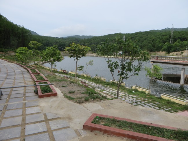 Hồ sinh thái ở Phường Bắc Hồng, nơi vui chơi giải trí của nhân dân.