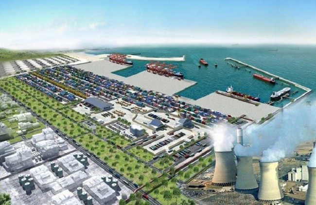 Phối cảnh cảng Mỹ Thủy hơn 14.000 tỷ đồng tại Quảng Trị. Ảnh: quangtri.vn