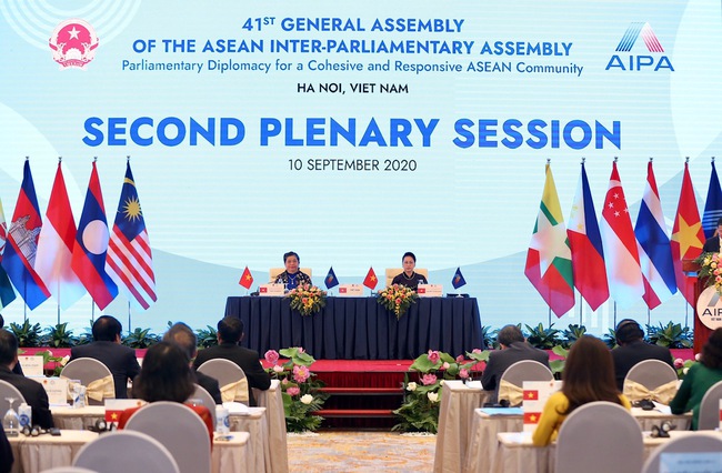 Phiên họp toàn thể thứ hai Đại hội đồng AIPA lần thứ 41 - Ảnh 1.