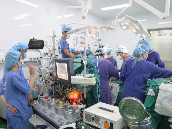 Ca ghép tạng thực hiện tại Bệnh viện Việt Đức. Ảnh: BV cung cấp
